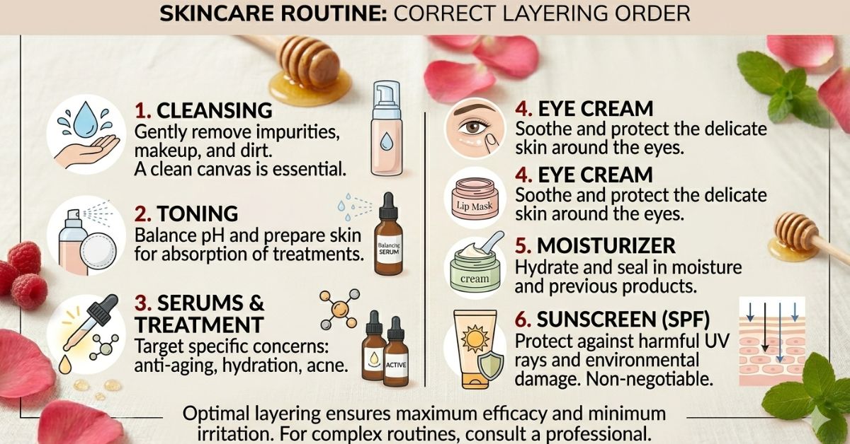 skincare layering order