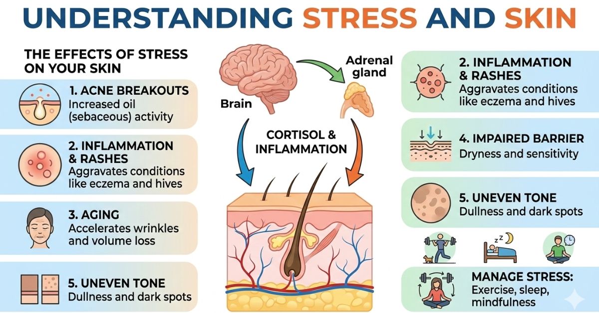 stress and skin