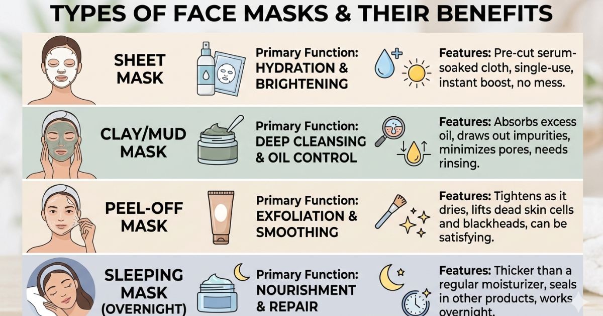 types of face masks