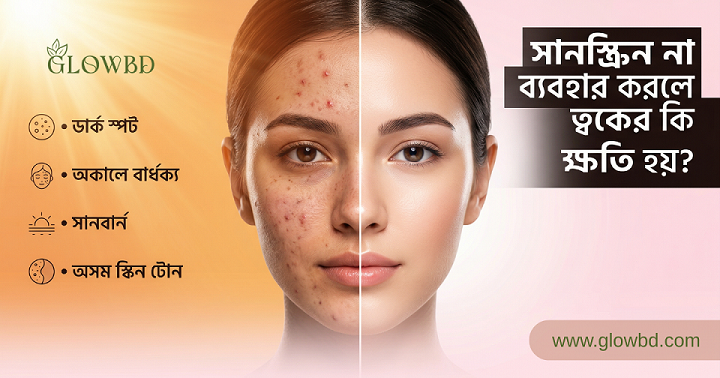 সানস্ক্রিন না ব্যবহার করলে ত্বকের কী ক্ষতি হয়