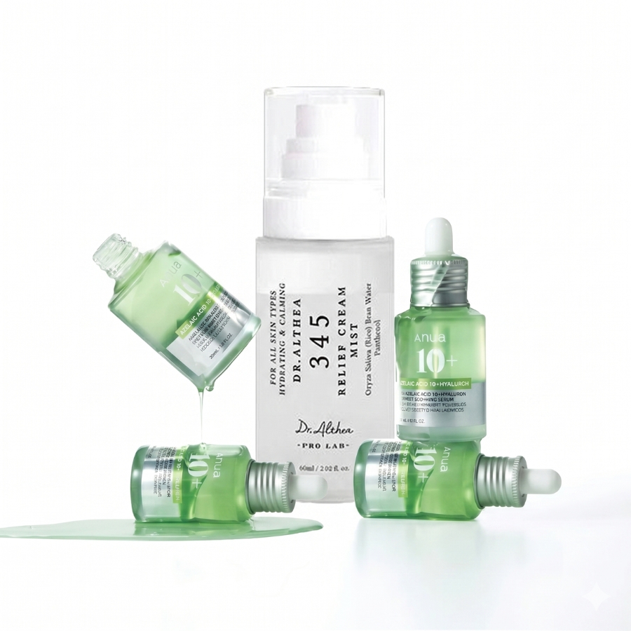Anua Azelaic Acid & Dr. Althea 345 Relief Cream Combo Anua Azelaic Acid & Dr. Althea 345 Relief Cream Combo