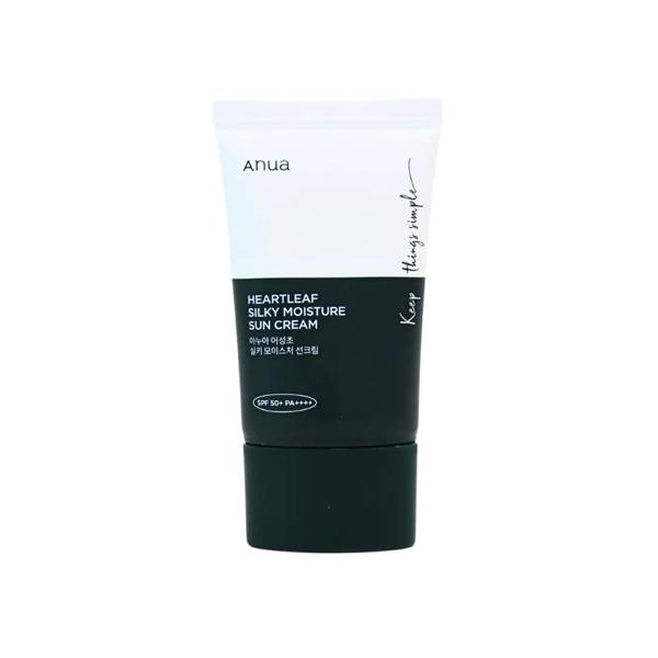 Anua Heartleaf Silky Moisture Mild Sunscreen SPF 50+ PA++++50ml Anua Heartleaf Silky Moisture Mild Sunscreen SPF 50+ PA++++50ml - Image 1