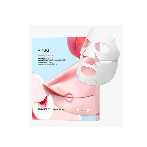 Anua Peach 70 Niacin Brightening Collagen Mask 38g Anua Peach 70 Niacin Brightening Collagen Mask 38g - Image 1