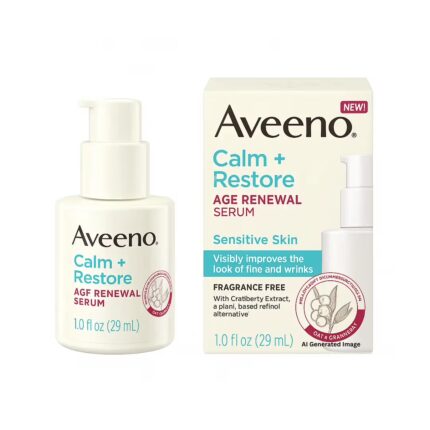 Aveeno Calm + Restore Age Renewal Serum for Sensitive Skin 29ml