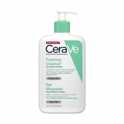 CeraVe Foaming Cleanser For Normal to Oily Skin 473ml (UK)