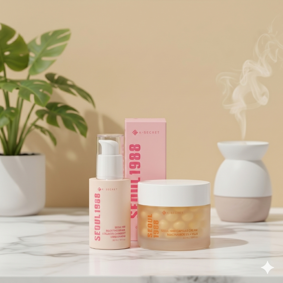 KSECRET SEOUL 1988 Serum & Cream Firming & Brightening KSECRET SEOUL 1988 Serum & Cream | Firming & Brightening