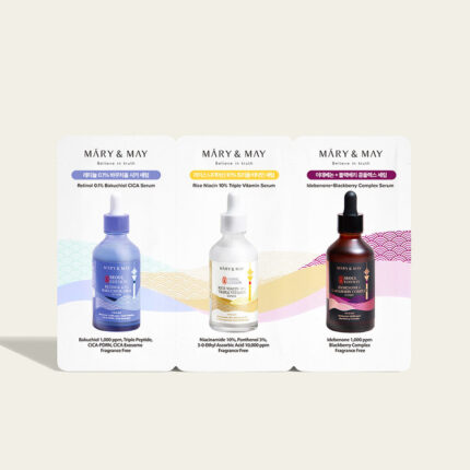 Mary & May Seoul Edition Sachet (Retinol 1ml + Rice 1ml + Idebenone 1ml)