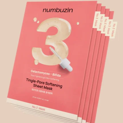 Numbuzin No.3 Tingle-Pore Softening Sheet Mask (27ml)