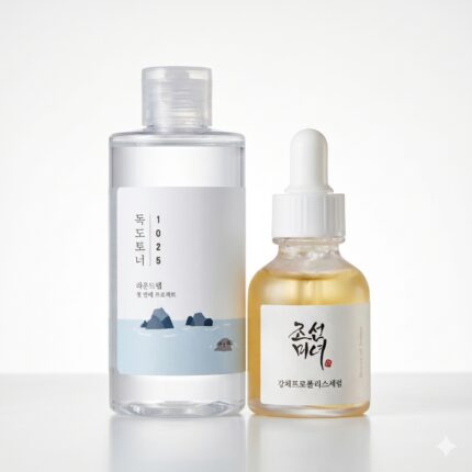 Round Lab Dokdo Toner & BOJ Glow Serum | Pore-Minimizing