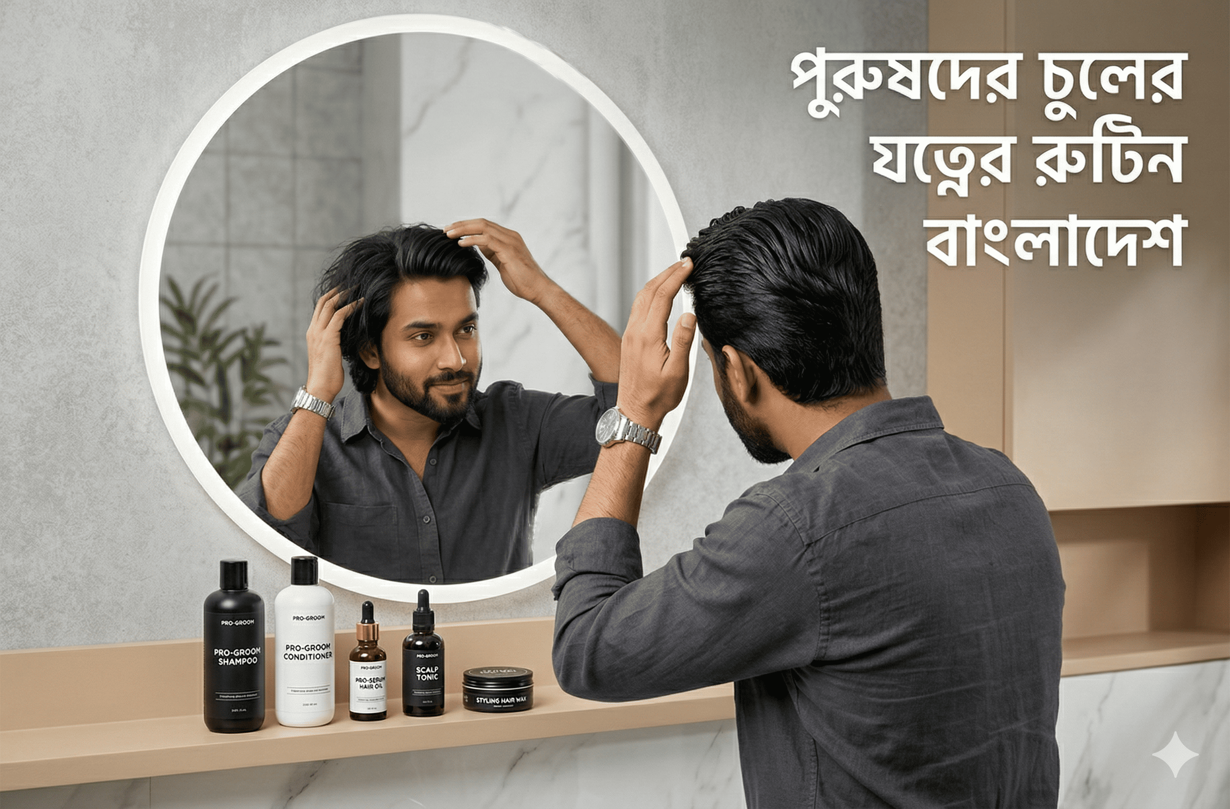পুরুষদের চুলের যত্নের রুটিন বাংলাদেশ