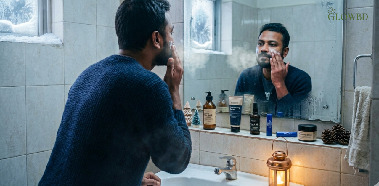 পুরুষদের শীতকালীন স্কিনকেয়ার রুটিন
