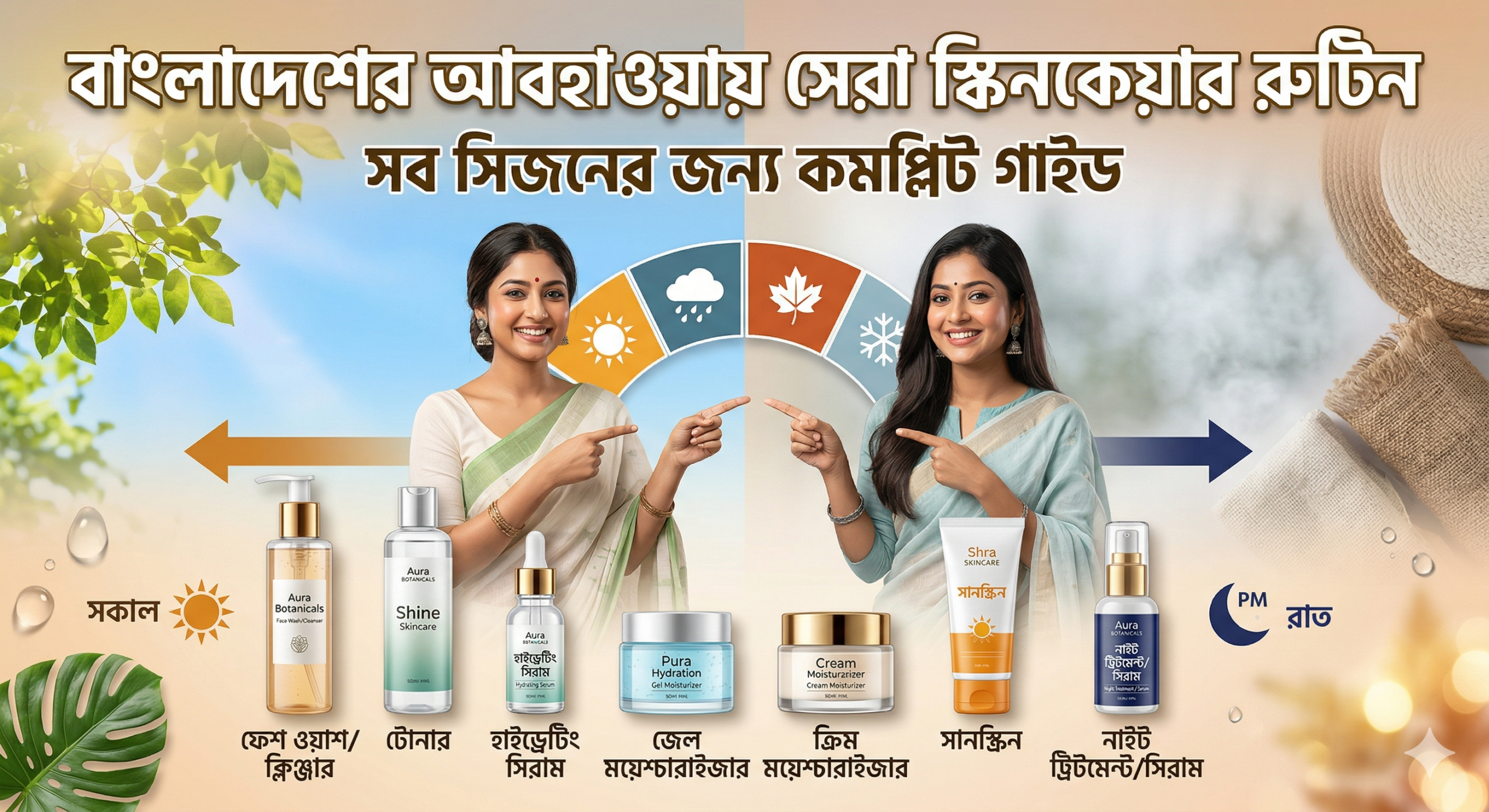 বাংলাদেশের আবহাওয়ায় সেরা স্কিনকেয়ার