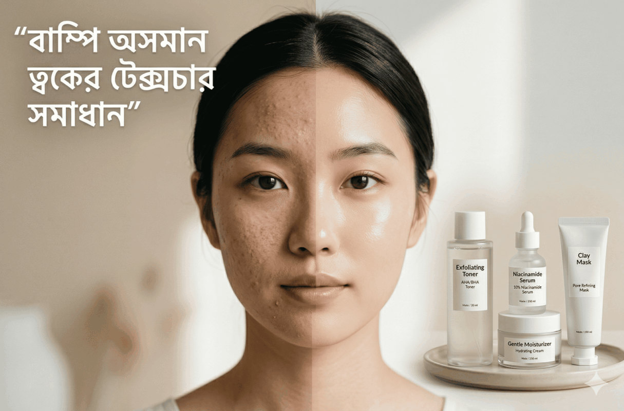 বাম্পি অসমান ত্বকের টেক্সচার সমাধান