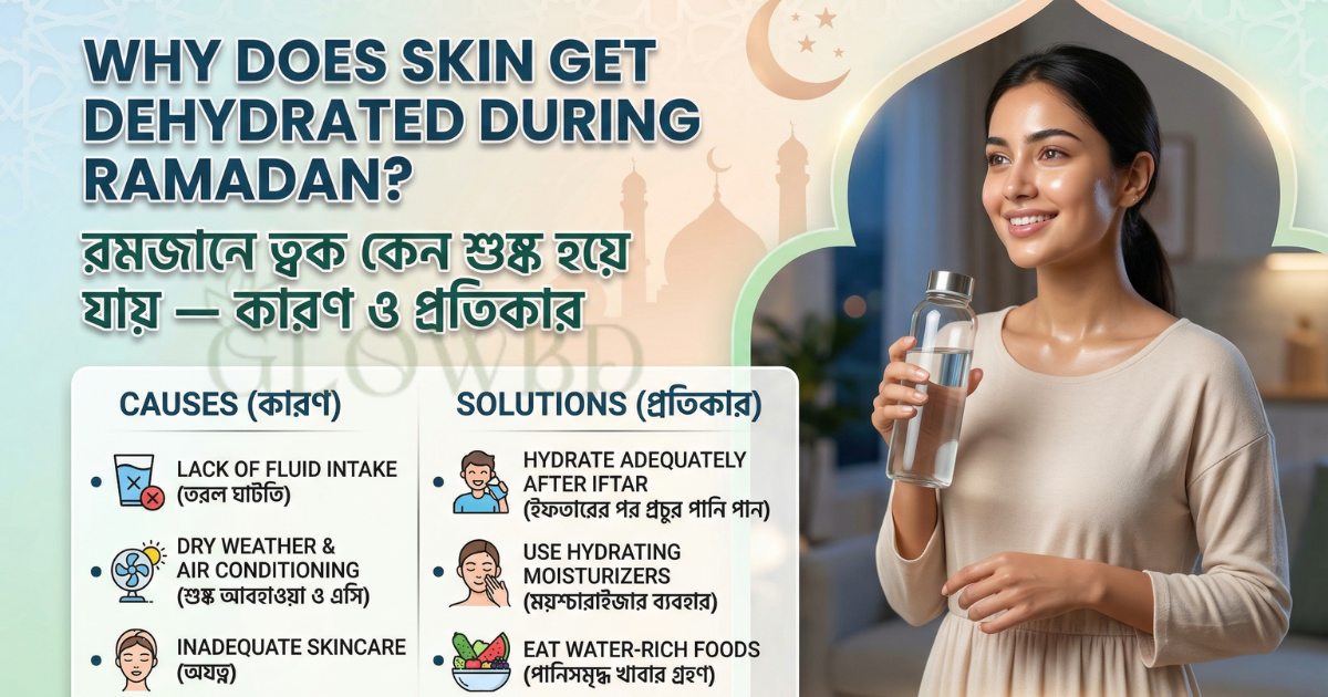 রমজানে ত্বক ডিহাইড্রেশন ও সমাধান