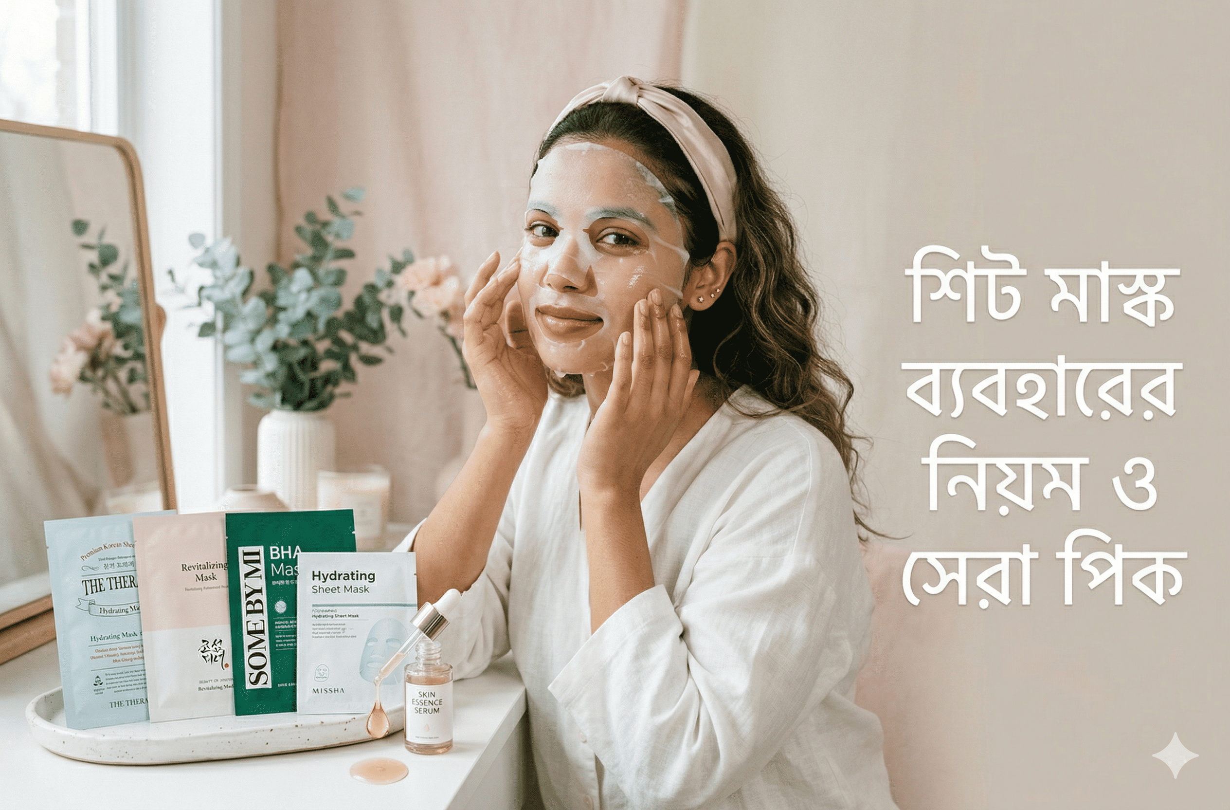 শিট মাস্ক ব্যবহারের নিয়ম ও সেরা পিক