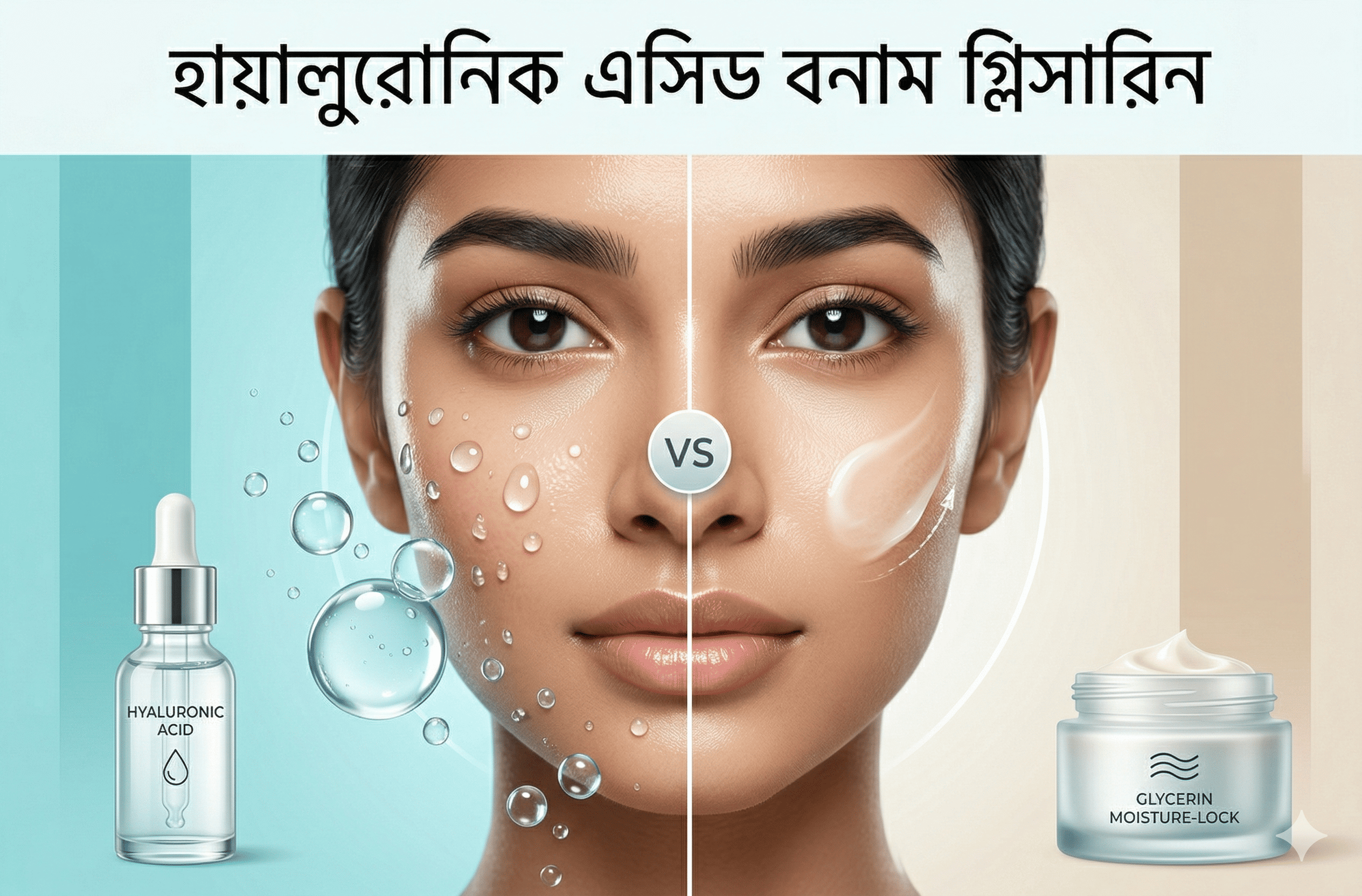 হায়ালুরোনিক অ্যাসিড বনাম গ্লিসারিন