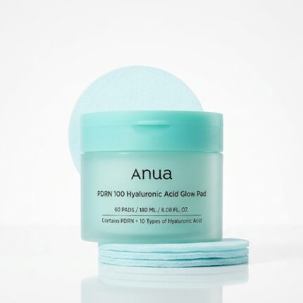 ANUA PDRN 100 Hyaluronic Acid Glow Pad (60 Pads) 180 ml