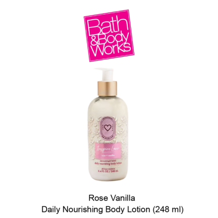 Aromatheraphy Rose Vanilla Moisturizing Body Lotion