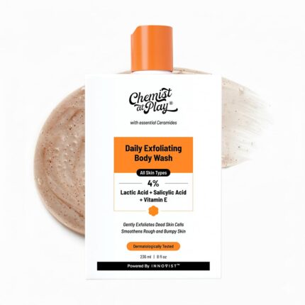 Chemist at Play Daily Exfoliating Body Wash AHA BHA Vitamin E 236ml