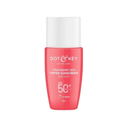 Dot & Key Strawberry Dew Tinted Sunscreen SPF 50+ Dailly Wear - 05 Beige