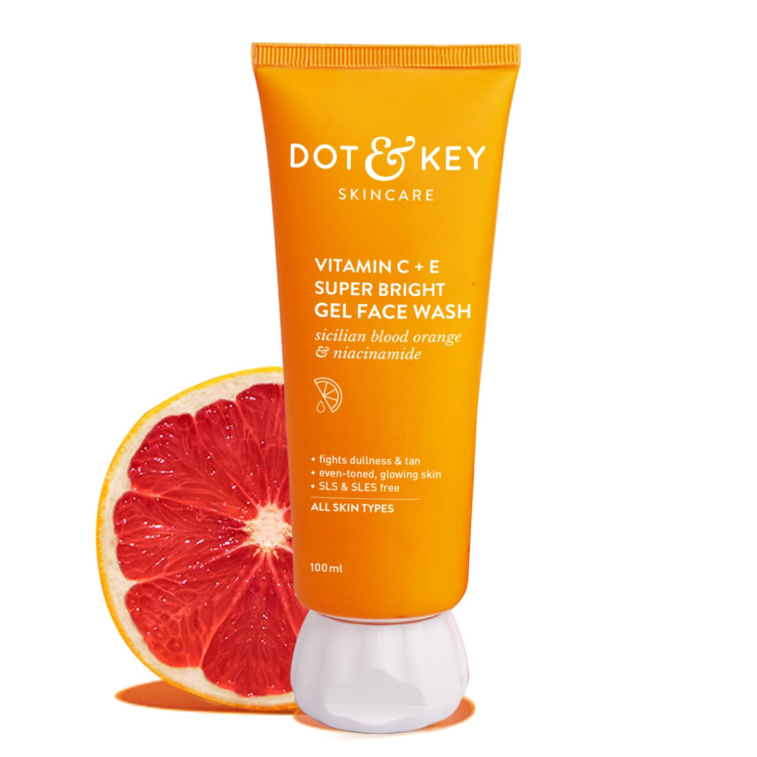 Dot & Key Vitamin C + E Super Bright Gel Face Wash 100ml Dot & Key Vitamin C + E Super Bright Gel Face Wash 100ml