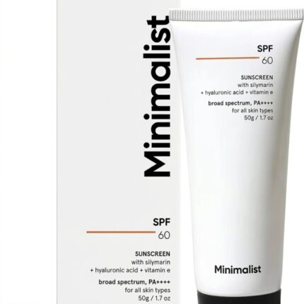 Minimalist SPF 60 Sunscreen with Silymarin (50g)