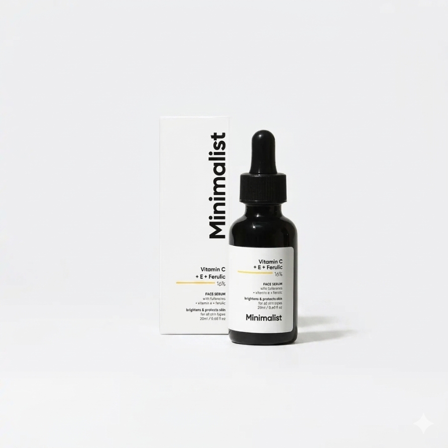 Minimalist Vitamin C + E + Ferulic 16% Face Serum 20ml Minimalist Vitamin C + E + Ferulic 16% Face Serum 20ml