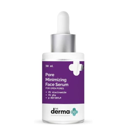 The Derma Co Pore Minimizing Face Serum with 4% Niacinamide, 5% PHA and p-REFINYL® 30ml