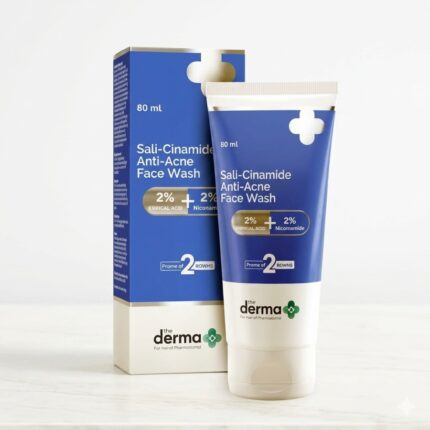 The Derma Co Sali-Cinamide Anti-Acne Face Wash (80ml)