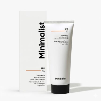 Minimalist SPF 50 PA ++++ Sunscreen with Multi-Vitamins 50g