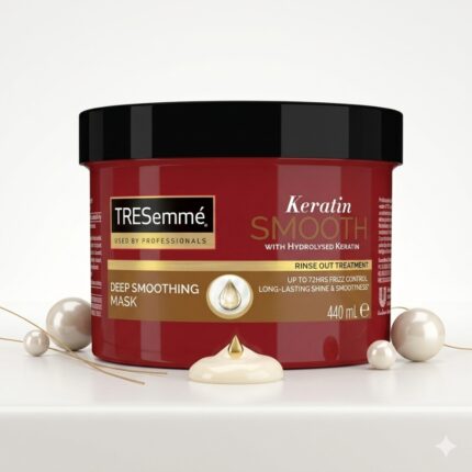 TRESemme Keratin Smooth Deep Smoothing Mask with Hydrolysed Keratin for 72Hrs Frizz Control 440ml