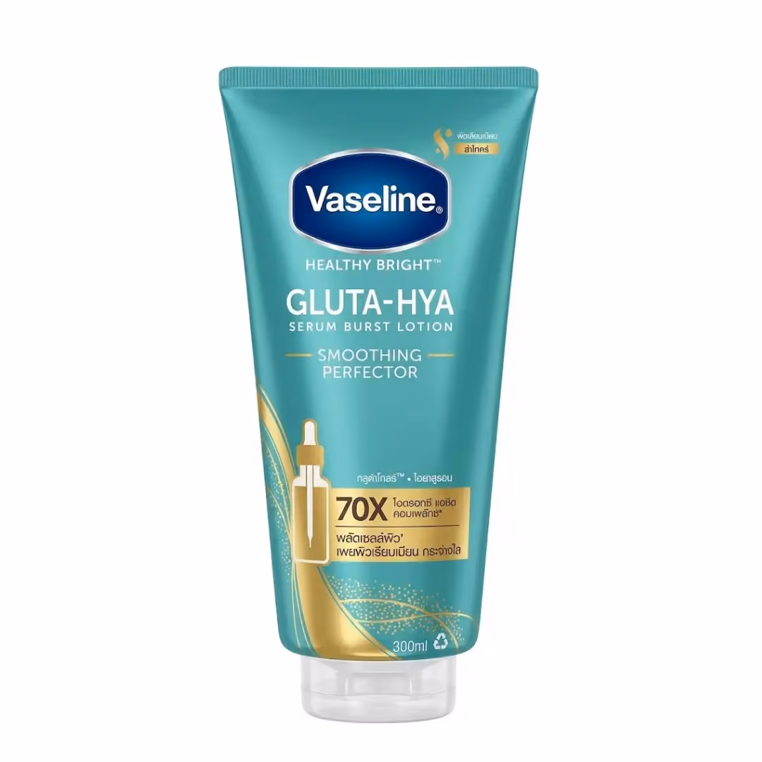 Vaseline Gluta Hya Serum Burst Lotion Smoothing Perfector 300ml Vaseline Gluta Hya Serum Burst Lotion Smoothing Perfector 300ml - Image 1