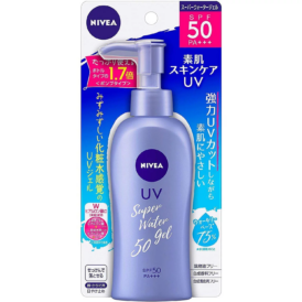 Nivea Sun Protect Super Water Gel Sunscreen Pump Bottle SPF50 PA+++ 140g